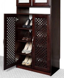 modern closet organizers 248x300 Tủ giày gỗ Tự Nhiên đẹp xinh   TGTN008